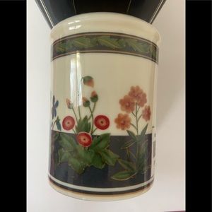 Toothbrush Holder Vintage New Sheridan Porcelain Bathelle floral bathroom decor